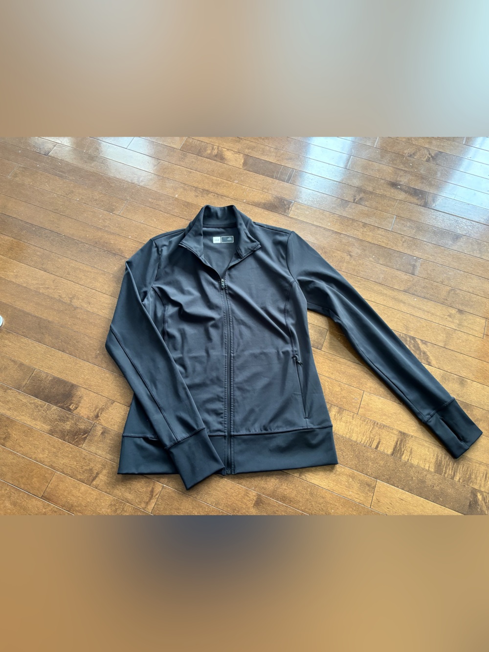 Lole Black Lightweight Full-Zip Jacket
